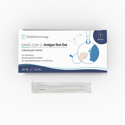iiLO SARS-CoV-2 schneller Antigen-Wischtest Kit Self Test CE2934