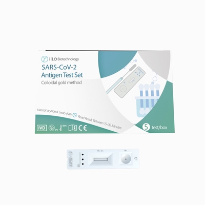 70mm stellte Plastik-Test Antigen-SARS-CoV-2 Kit Nasopharyngeal Swab 5-teilig ein