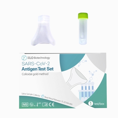 Fast Reaction iiLO Antigen Rapid Self Test SARS-CoV-2 Speichelprobensammler 1 Test/Box